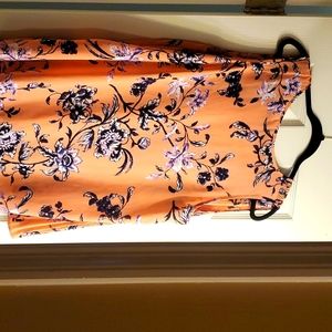 Melon colored Cato sleeveless top.